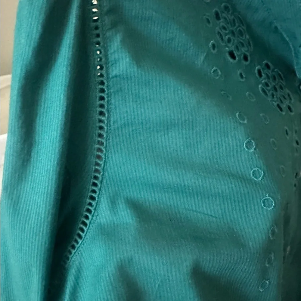 J. Crew, Ruffle 3/4 Length Sleeve, Blouse Size S Excellent Condition